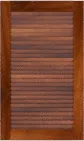 Louvered 100  Mahogany  Cabinets
