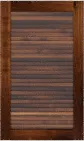 Louvered 100  Walnut  Cabinets
