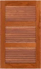 Louvered 33 33 33  Cherry  Cabinets