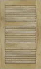 Louvered 33 33 33  Poplar  Cabinets