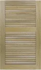Louvered 60 40  Poplar  Cabinets