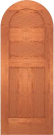 Arched  Crest  Cherry  Doors
