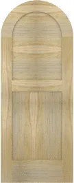Arched  Crest  Poplar  Doors