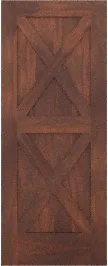 Barn  Double  X  Sapele  Doors