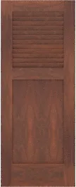 Louvered  Bahama  Sapele  Doors