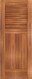 Louvered  Bahama  Teak  Doors