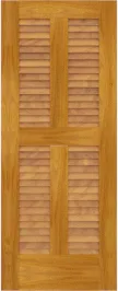 Louvered  Biscane  Cypress  Doors
