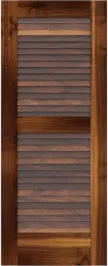 Louvered  St  John  Walnut  Doors