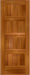 Mission  Deacon  Teak  Doors