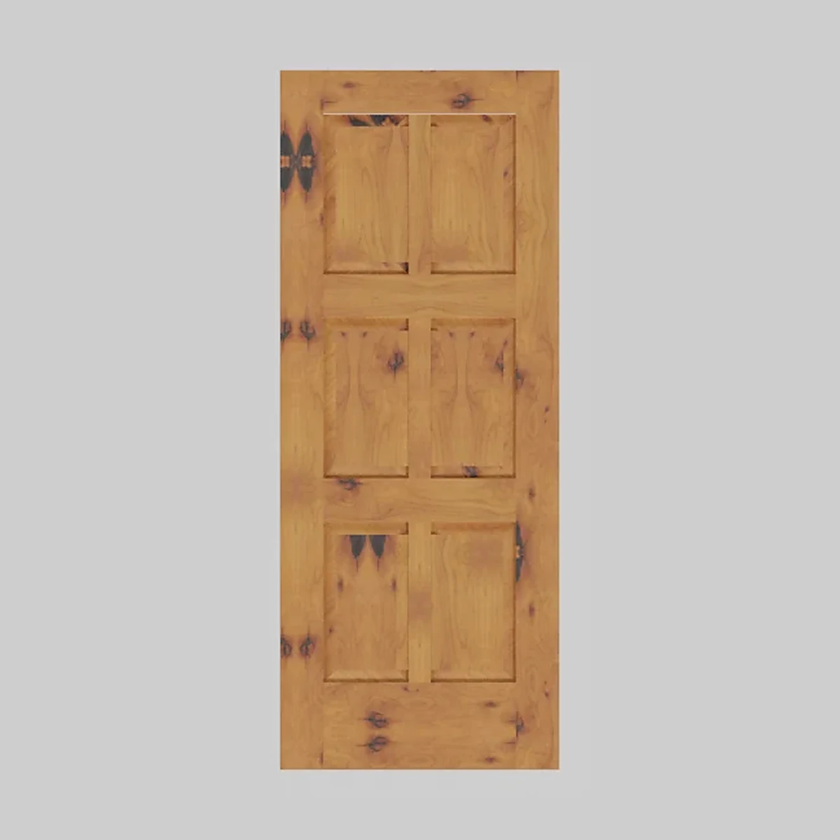 Knotty Alder Raised Panel Doors