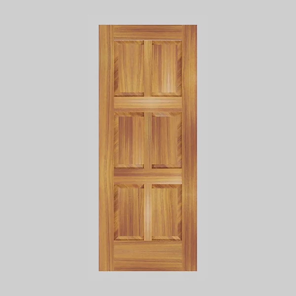 Teak Raised Panel Doors