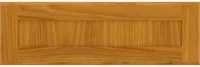 Flat  Panel  Bullnose  Cypress  Drawer Front