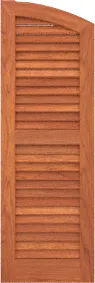 Arched  Archer  Cherry  Shutters