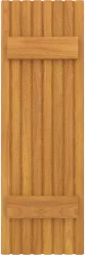 Board &  Batten  Normandy  Cypress  Shutters