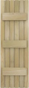 Board &  Batten  Provence  Poplar  Shutters