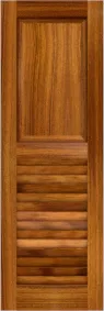 Combination  Back  Bay  Teak  Shutters