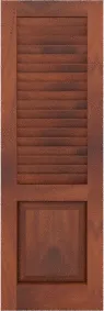 Combination  Commodore  Mahogany  Shutters