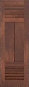 Combination  Perryman  Spanish  Cedar  Shutters