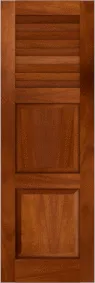 Combination  Salt  Marsh  Mahogany  Shutters