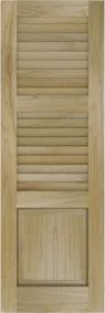 Combination  Sawgrass  Poplar  Shutters
