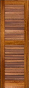 Louvered  Asheville  Teak  Shutters