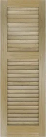 Louvered  Low  Country  Poplar  Shutters