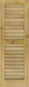 Louvered  Savannah  Maple  Shutters