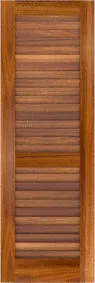 Louvered  Veranda  Teak  Shutters